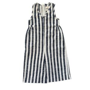 Vignette Navy and White Striped Jumpsuit 5